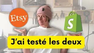 Etsy ou Shopify ? Lequel choisir pour vendre ses cr&eacute;ations ?