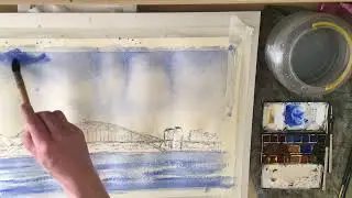 Under ￼30 Minute WATERCOLOUR demo of SYDNEY Harbour Bridge