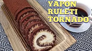 YAPON RULETI-TORNADO.Dadli,ferqli,yumsaq rulet resepti.