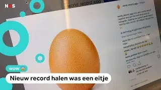 Ei heeft meeste hartjes op Instagram ooit