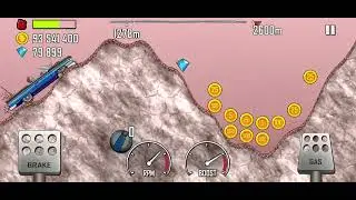 Hill Climb Racing 1 Lowrider in Mars Gameplay in Polish