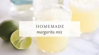 Homemade Margarita Mix