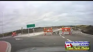 Roundabout - Traffic Circle - Grande Prairie Alberta