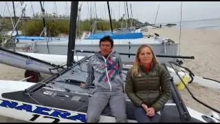 Nacra 17 Sailing - Interview with Bora and Caroline