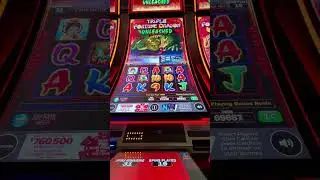 Triple Fortune Dragon Unleashed Players Edition Rare Shaker Bonus $5.00 Max Bet