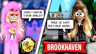 Я притворялся, что играю в &laquo;Рояль Хай&raquo; в других играх Roblox 💀 (BROOKHAVEN)