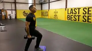 alternating dbell stepup
