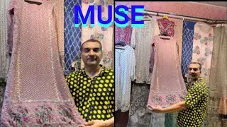 muse Museluxe dress in low budget || pictures copy Pakistani party wear dresses 🤩duppata  design