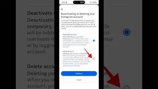 HOW TO DELETE INSTAGRAM ACCOUNT #shorts #howto #youtubeshorts #instagram #account #solution #tech