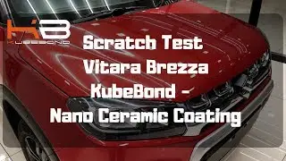 Scratch Test done on Maruti Vitara Brezza