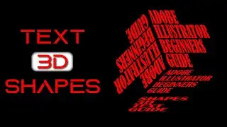 Warp Text To 3D shapes box in adobe illustrator | 3d icon and logo design in illustrator guide