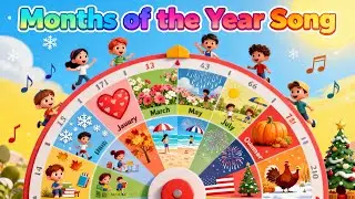 Months of the Year Song &ndash; Learn All 12 Months! | Happy Notes Kids