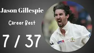 Jason Gillespie&rsquo;s Best Bowling Spell&mdash;7/37 vs. England | 4th Test 1997 | Leeds Masterclass