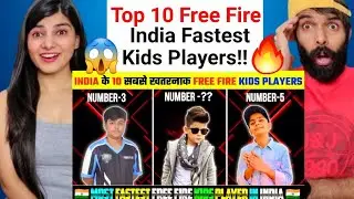 India के 10 सबसे खतरनाक Free Fire Kids Players | Top 10 Fastest Kids Players Of Free Fire in India