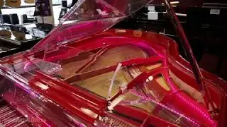 Hailun Imagination Crystal Red Grand Piano