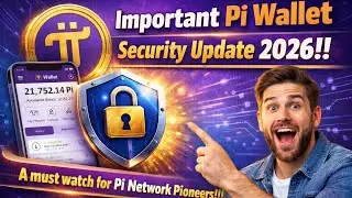 Pi Network New Security Update 2026 | How to Protect Pi Wallet from Scam Activities.