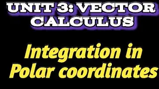 Integration in polar coordinates in tamil // Vector Calculus // Engineering mathematics