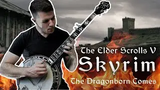 Skyrim: The Dragonborn Comes | Banjo Cover