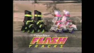 Fisher-Price Flash Tracks skates commercial (1991)