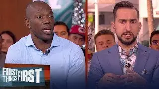 Terrell Owens on McNabb, talks Andy Reid & Super Bowl picks | FIRST THINGS FIRST | LIVE FROM MIAMI