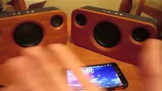 ARCHEER Wireless Bamboo Bluetooth Speaker Test (Left/Right Channel - Stereo Test)
