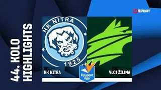 44. kolo: HK Nitra - Vlci Žilina 2:0 (0:0, 1:0, 1:0)