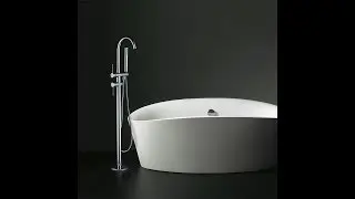 Como instalar torneira misturador pedestal para banheira (de piso)