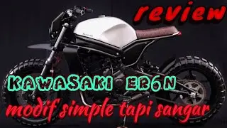 Review kawasaki er6n // naked bike //            terlihat nakal dari er6 custom (modif) biasanya