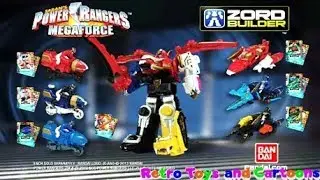 Power Rangers Megaforce Zord Builder Commercial Retro Toys and Cartoons