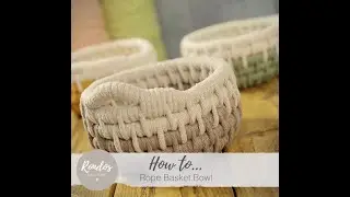 Rondos How To - Rope Basket Bowl