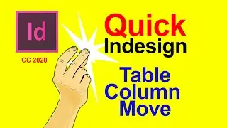 Quick Table Column Move in Adobe Indesign