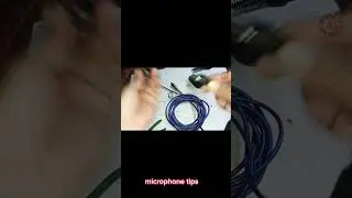 how to make microphone cord #shortvideo  #microphonetips