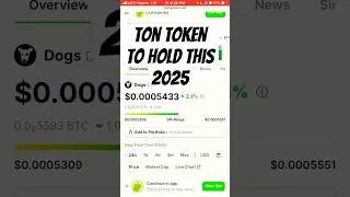 Top 3 Ton Token to hold this 2025 #shorts