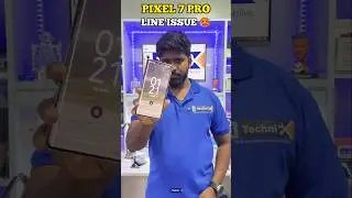 PIXEL 7 PRO DISPLAY LINE ISSUE 🥵 #itechnix #greenline #pixel7pro #googlepixel #displayproblem