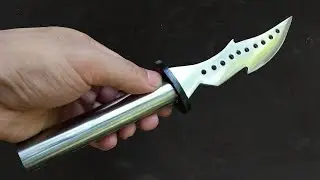 The process of making a beautiful and sharp knife at home