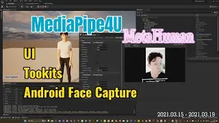 MediaPipe4U: Metahuman motion capture and face capture