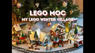 Check out my #LEGO Winter Village with exclusive sets from 2024, 2023, 2022 and 2021 #wintervillage