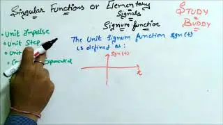 Singular Function -Part 2 II Complex and Exponential Signal