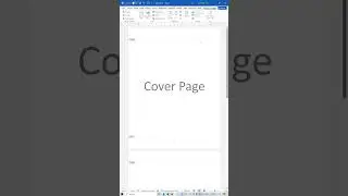 Как начать нумерацию страниц со страницы 2 в MS Word #PageNumbering #DifferentFirstPage #CoverPage