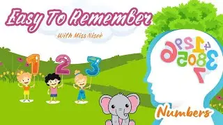 Memorize the number | Ė&atilde;şy to R&egrave;męmb&euml;ř 123 | Funny animals animation - Educational videos