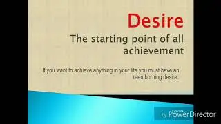 What is Desire? | 6 methods to convert desire into action| Think and grow rich.