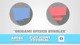 SPEECH BUBBLE ICONS TUTORIAL (Adobe Fireworks CS6)