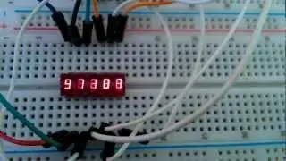 Hewlett-Packard 5082-7415 LED Display demonstration