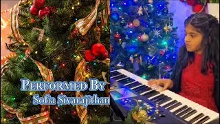 Joy to the World | KIDS Christmas FREESTYLE Keyboard perf' | SOFIA | KAC Music Studio | GJ Manns