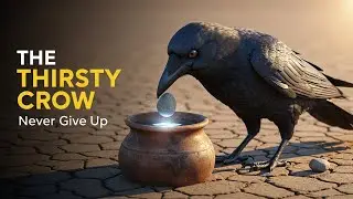 The Thirsty Crow: A Story of Intelligence, Patience, and Never Giving Up