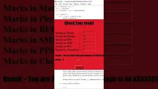 result calculator with python | python tkinter 