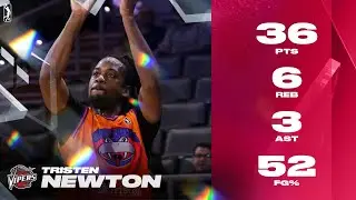 Tristen Newton Records ELEVENTH 30+ PT Game So Far This Season!  Hi