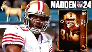99 ULTIMATE LEGEND JERRY RICE WENT CRAZY!!! Madden 24 Ultimate Team