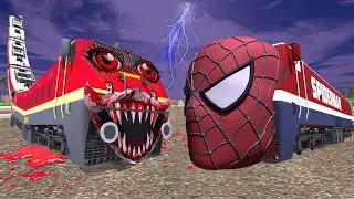 Franklin Play Hide & Kill With Ironman Spiderman Trains in Indian Bikes Driving 3d