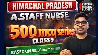 HP Assistant Staff Nurse Important MCQ Class 2025 | Himachal Pradesh Nursing Exam तैयारी #CLASS 9